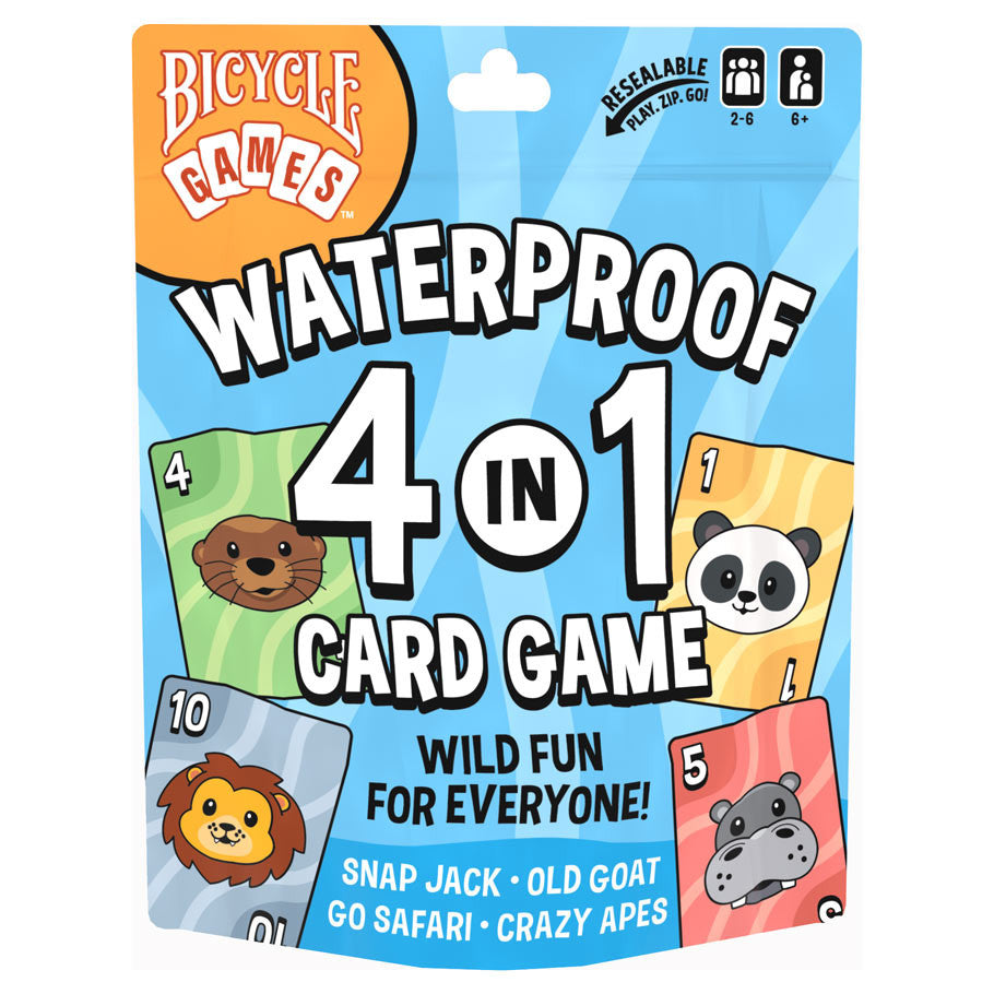 Bicycle: Waterproof 4 in 1 Card Games