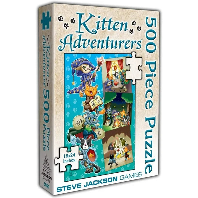 Kitten Adventurers 500 Piece Puzzle