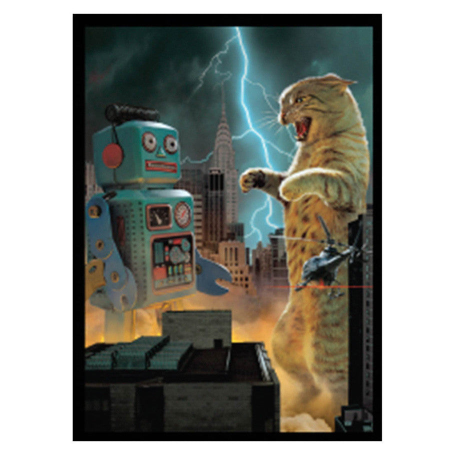 Deck Protector: Double Matte White Core: Movie Cats: Catzilla (50)