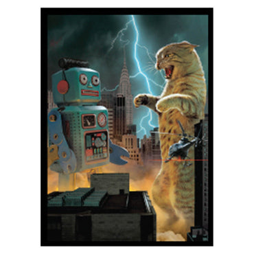 Deck Protector: Double Matte White Core: Movie Cats: Catzilla (50)