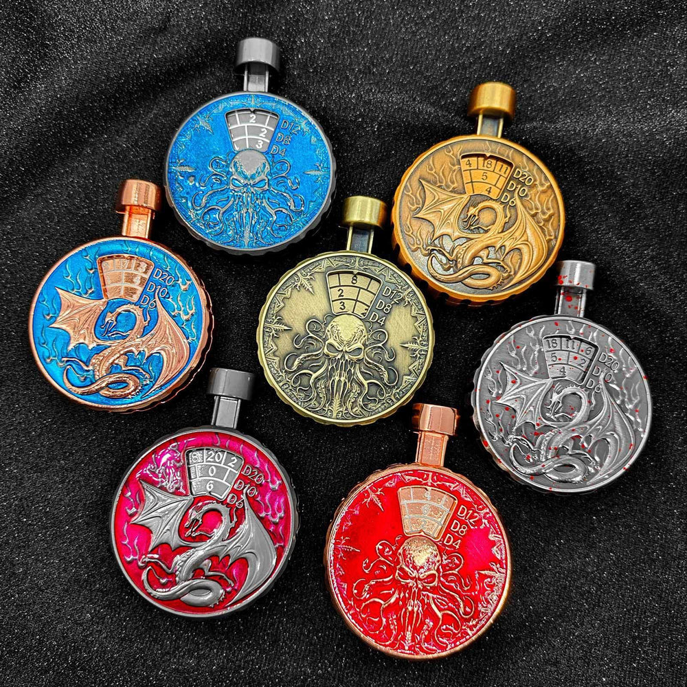 GHT: 7 in 1 Pocket Watch Dice Spinner