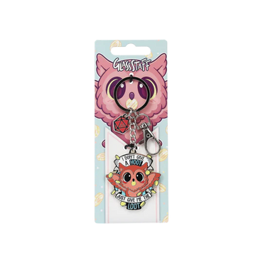 I Don't Give a Hoot Keychain