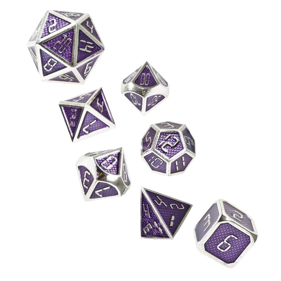 Alpha Centaurian Metal RPG Dice Set