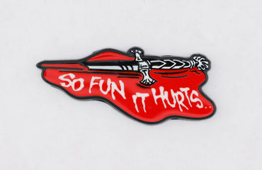 Dungeon Crawler Carl: So Fun It Hurts Enamel Pin