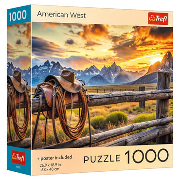 Puzzle: America West 1000 Piece (Trefl Red)