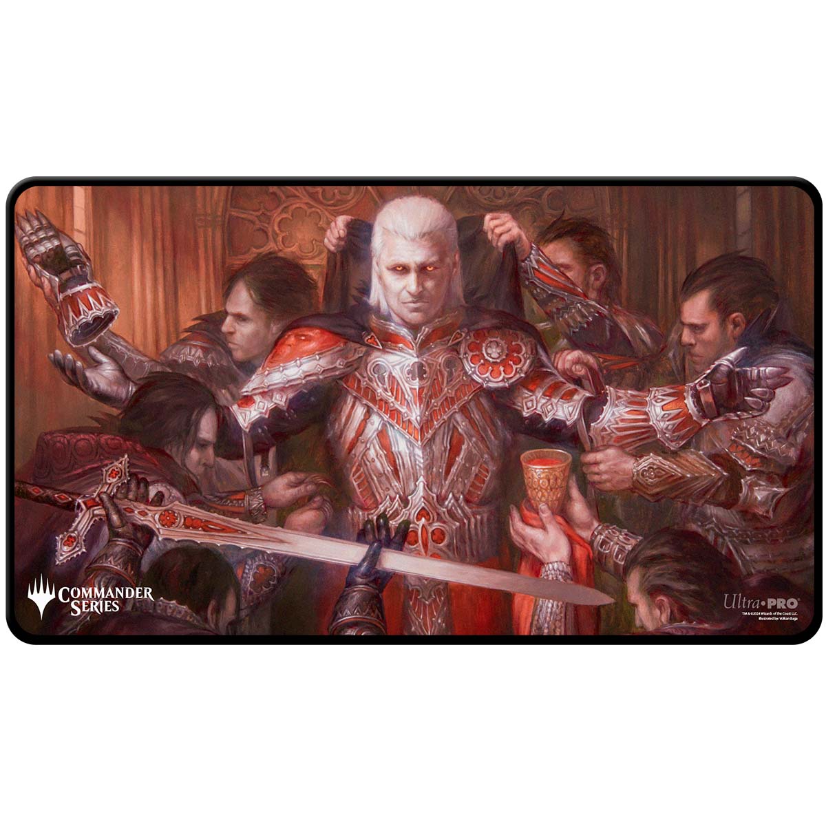 Ultra Pro Black Stitched Playmat Magic the Gathering Commander Series 3 Edgar