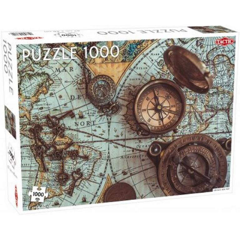 Vintage Sea Map 1000 Piece Puzzle