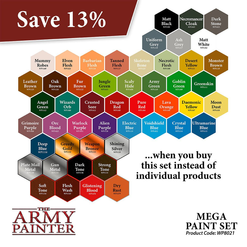 WARPAINTS: MEGA PAINT SET