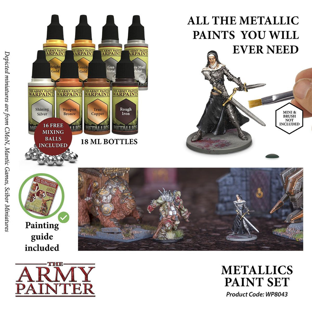 WARPAINTS METALLICS: PAINT SET