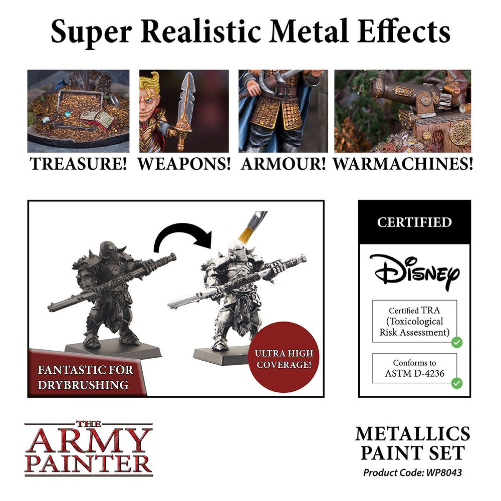 WARPAINTS METALLICS: PAINT SET