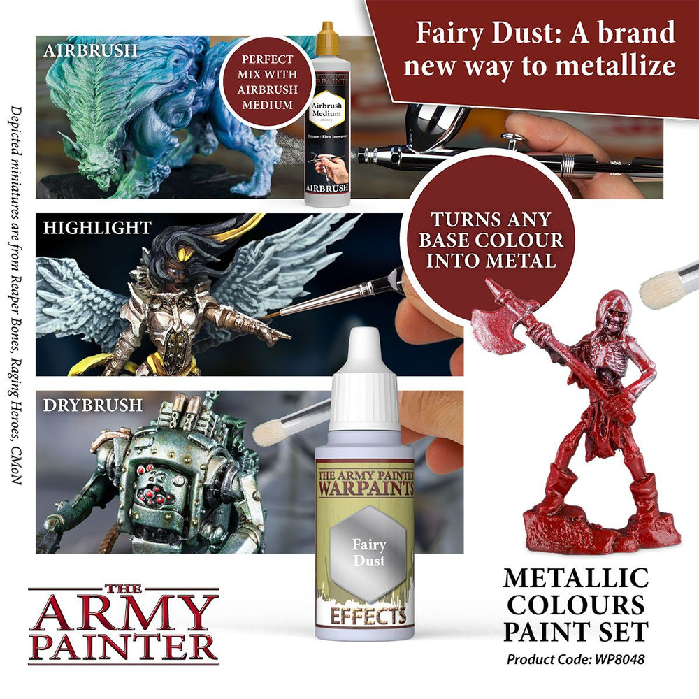 WARPAINTS METALLICS: METALLIC COLOURS PAINT SET