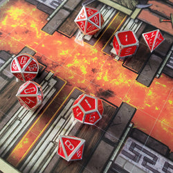 War Cry Metal RPG Dice Set