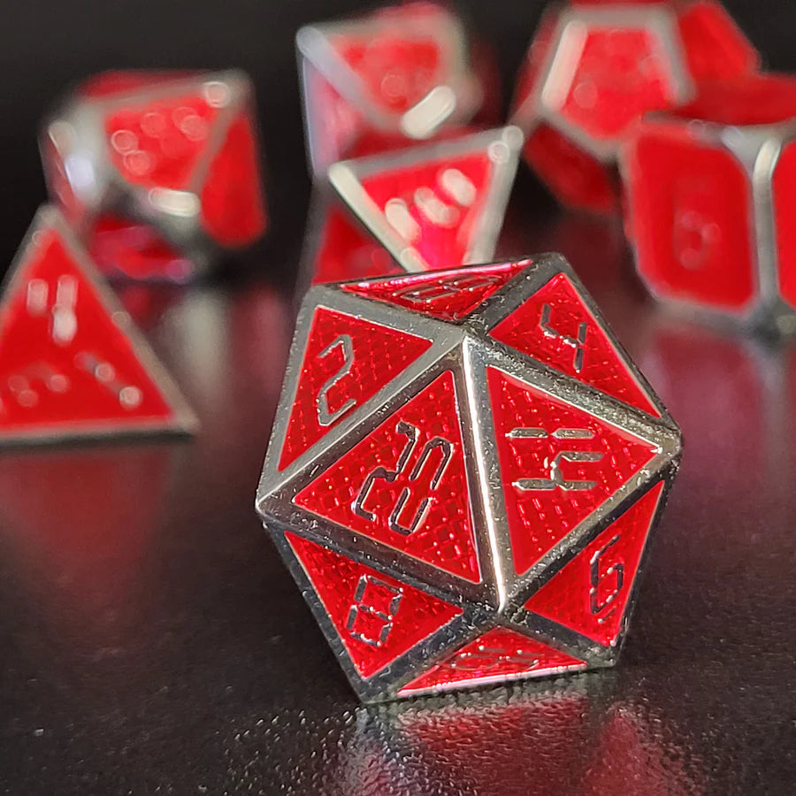 War Cry Metal RPG Dice Set