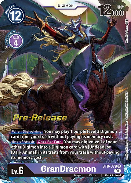 GranDracmon [BT9-079] [X Record Pre-Release Promos]