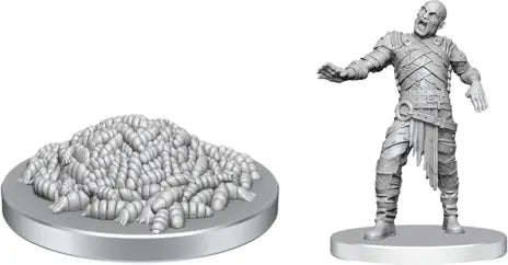 WizKids D&D Nolzur's Marvelous Miniatures: Swarm of Rot Grubs & Rot Grub Victim