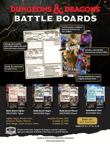 Beadle and Grimm's D & D Battle Board