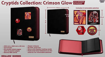 Gatherers' Tavern 12 PKT Domaru Binder Cryptide Collection - Crimson Glow