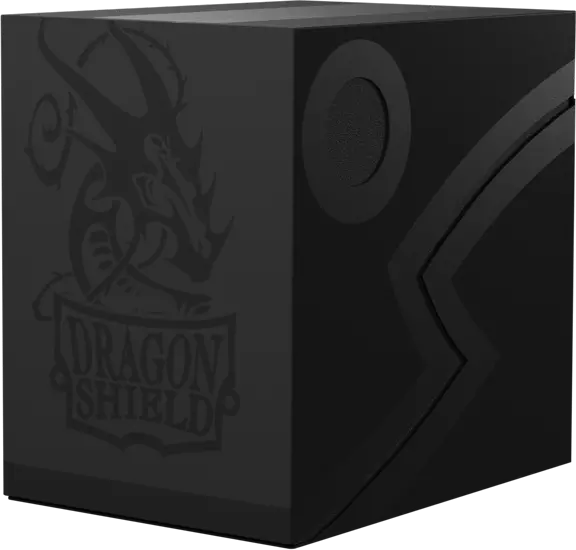 Dragon Shield Double Deck Shell Deck Box Black/Black