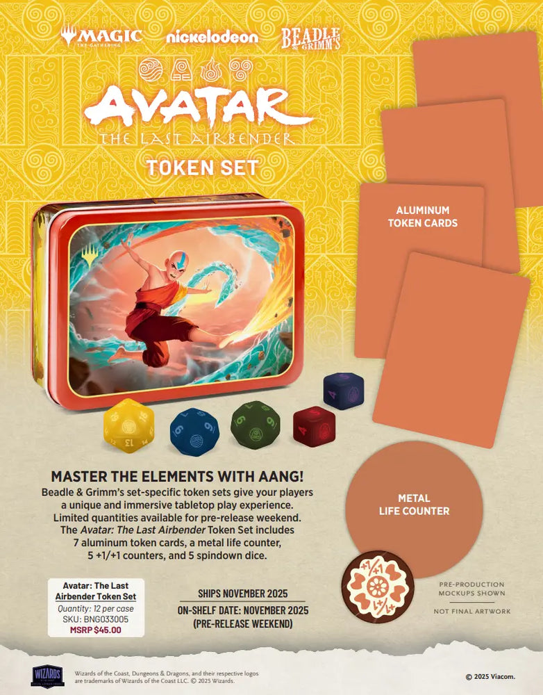 Beadle & Grimm's MTG Token Set - Avatar: The Last Airbender