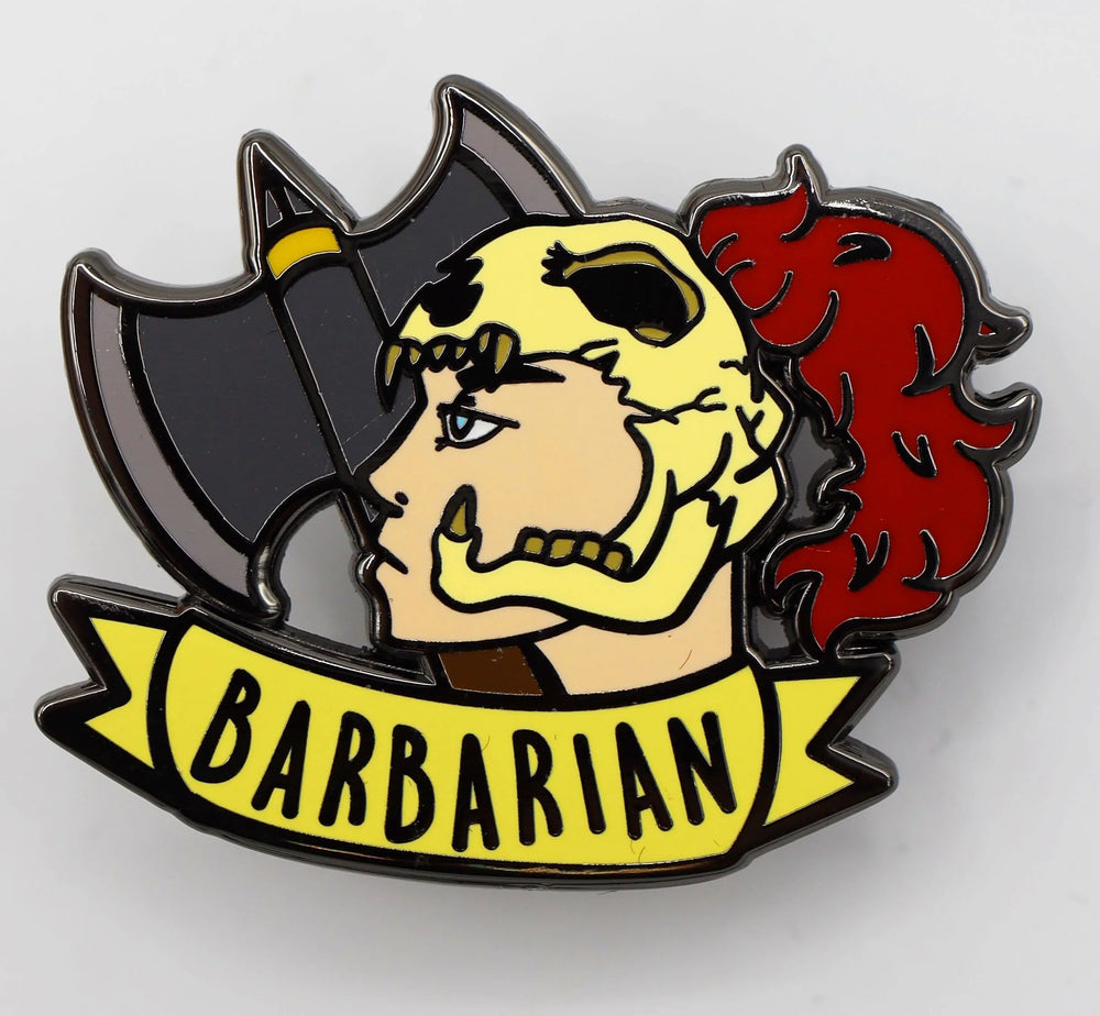 BANNER CLASS PIN - BARBARIAN