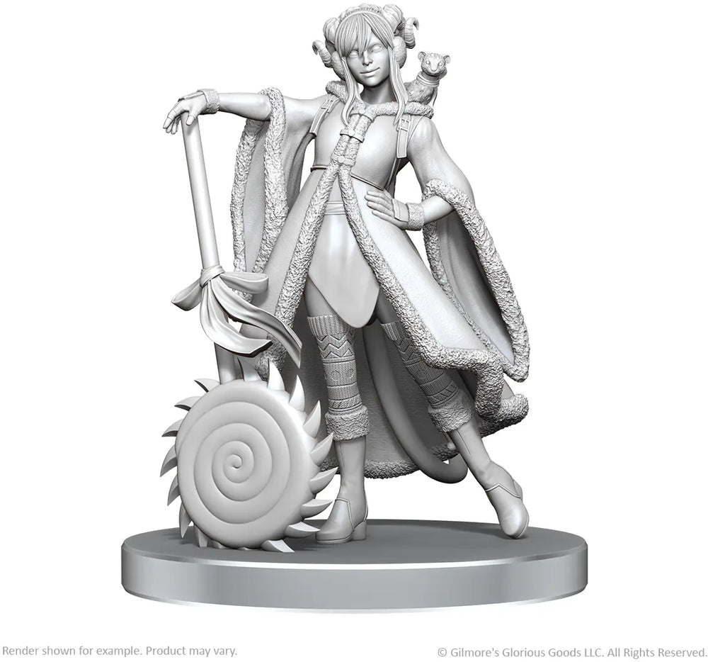 WizKids Critical Role Unpainted Miniatures: Jester Lavorre & Fjord Stone