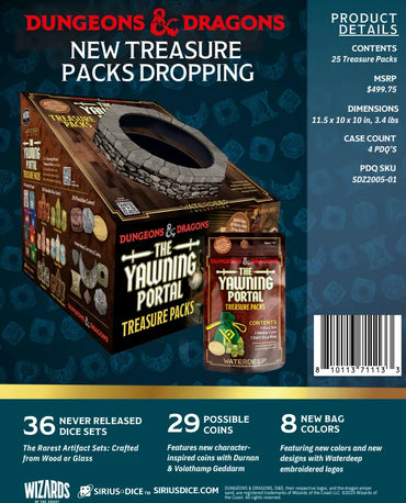Sirius Dice D&D The Yawning Portal Treasure Packs