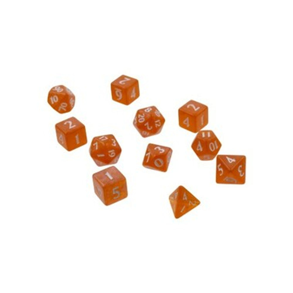 Eclipse: Poly 11 Dice Set- Pumpkin Orange