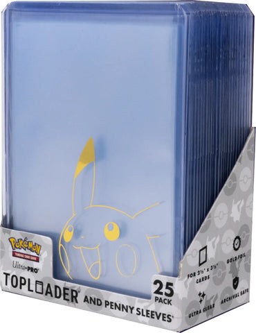 UP Pikachu Toploader and Penny Sleeves Combo