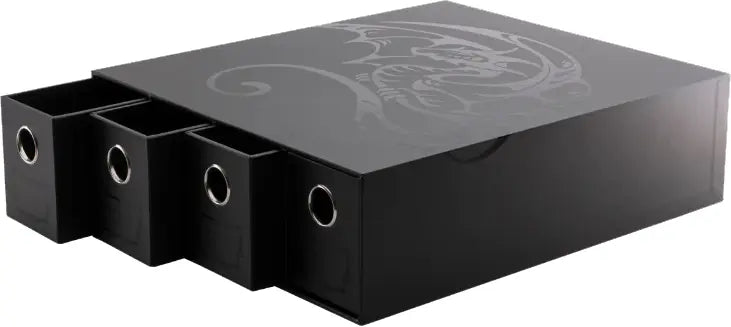 Dragon Shield Fortress 4 Card Drawer Horizontal Black