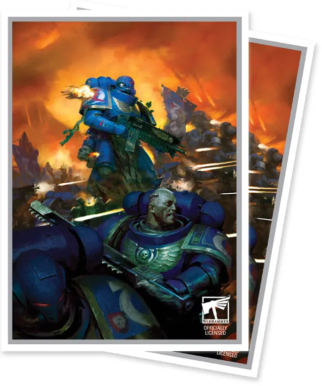 Ultra PRO Warhammer 40,000 Apex Sleeves - Space Marines Adeptus Astartes