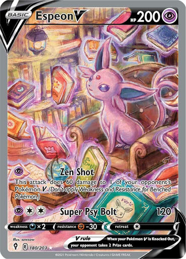 Espeon V (180/203) [Sword & Shield: Evolving Skies]