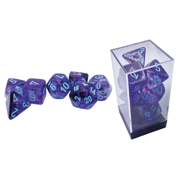 7-set Mega Hedrals: Nebula Nocturnal/teal
