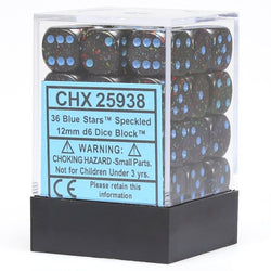 d6 Cube 12mm Speckled (36)