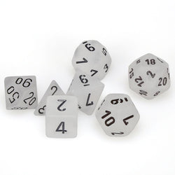 7-Set Cube Frosted Clear with Black