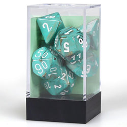 7-Set Cube Marble Oxi-Copper with White