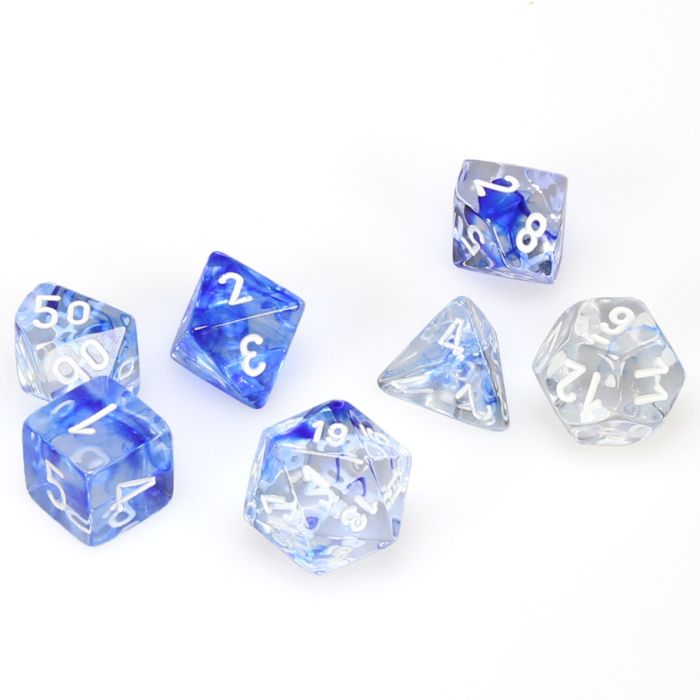 7-Set Cube Nebula Dark Blue with White