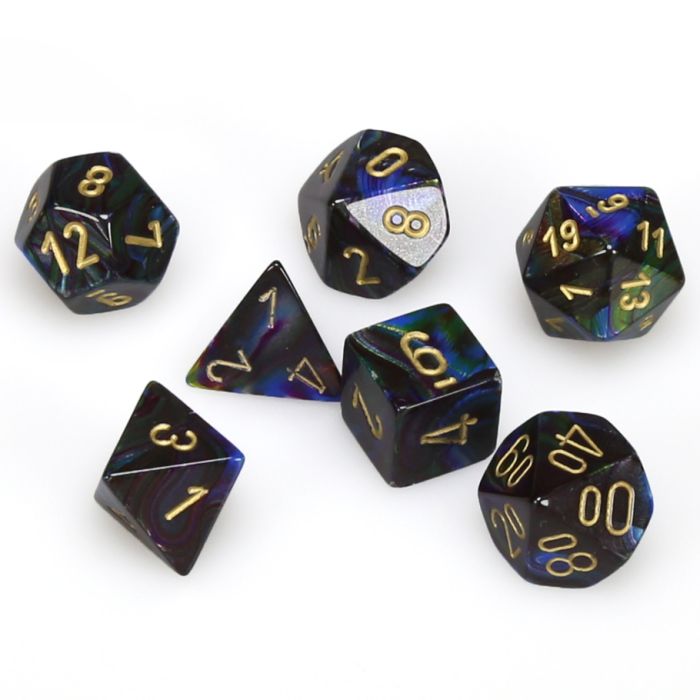7-Set Cube Lustrous Shadow with Gold