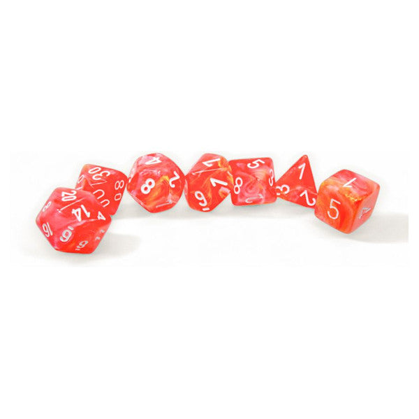 7-Die Set Festive Polyhedral Luminary Dahlia/white