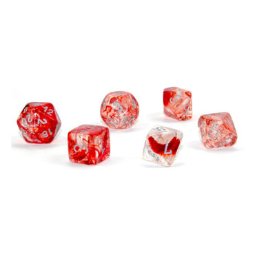 7-Set Cube Luminary Nebula Red with Silver