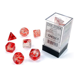 7-Set Cube Luminary Nebula Red with Silver
