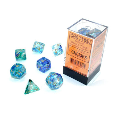 7-Set Cube Luminary Nebula Oceanic with Gold