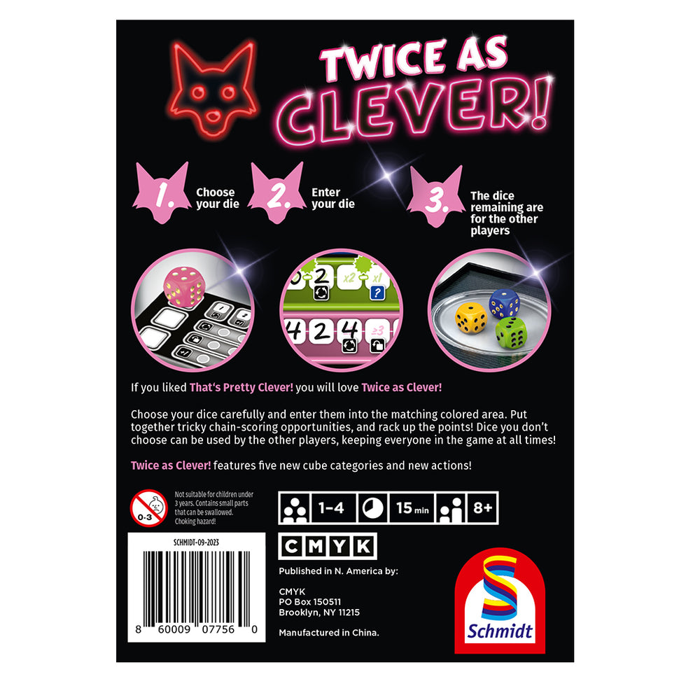 TWICE AS CLEVER
