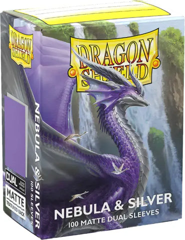 Dragon Shield Sleeves Matte Dual Nebula & Silver