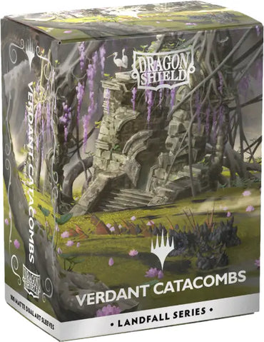 Dragon Shield Sleeves Art Magic the Gathering Landfall Series Verdant Catacombs