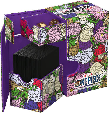 Ultimate Guard Deck Case Flip n Tray 80+ One Piece Devils Fruit Pattern