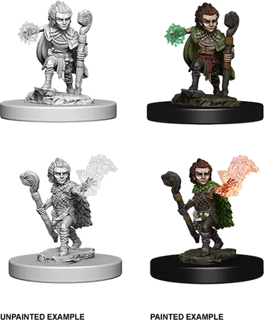 Pathfinder Battles Deep Cuts Miniature Gnome Male Druid