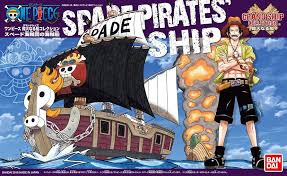 Bandai Hobby: One Piece Grand Ship Collection Model Kit - Spade Pirates' Ship