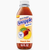 snapple zero sugar peach tea