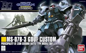 Gunpla: High Grade Universal Century - Gundam 08th MS Team, #117 MS-07B Gouf Custom