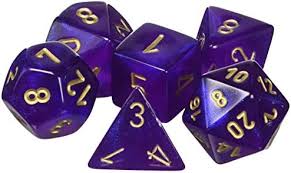 7-Set Mega Hedrals: Borealis Royal Purple with gold Luminary